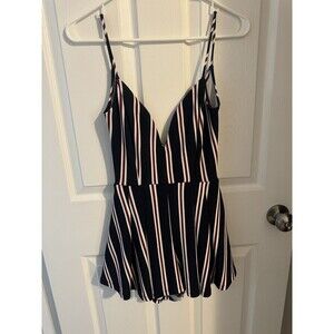 Striped Wndsor Romper - Small